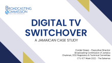 Digital Switchover in Jamaica Set to Begin in 2022